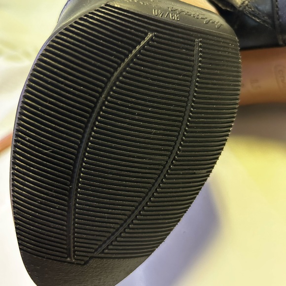 COACH Susette Black Leather Boots Stiletto Heels Womens 8.5 Like New - Picture 13 of 16